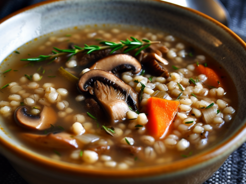 Mushroom and Barley Soup