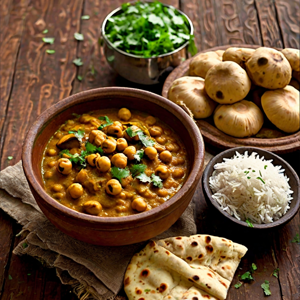 Mushroom and Chickpea Curry Recipe