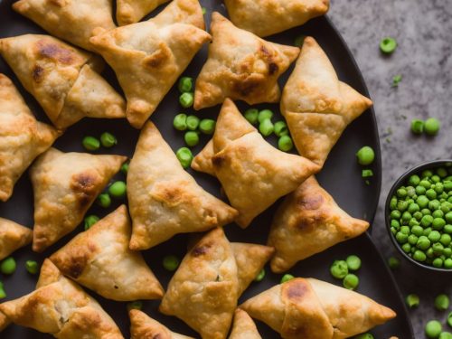 Mushroom and Pea Samosas Recipe