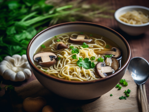 Mushroom Noodle Soup