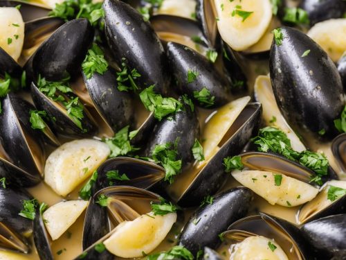 Mussels in White Wine Sauce Recipe