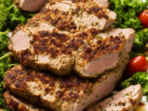 Mustard and Herb Crusted Pork Tenderloin Recipe