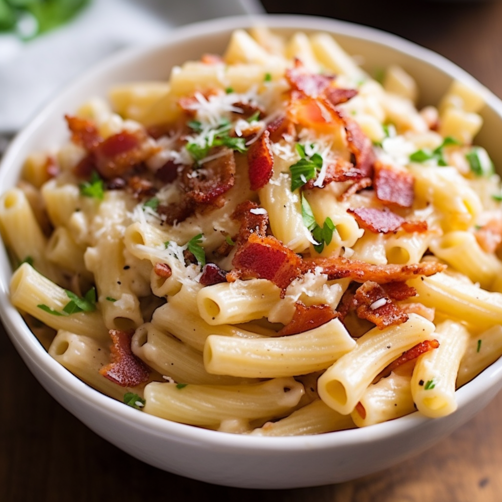 Navy Bean and Bacon Pasta Recipe