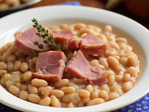 Navy Bean and Ham Casserole Recipe