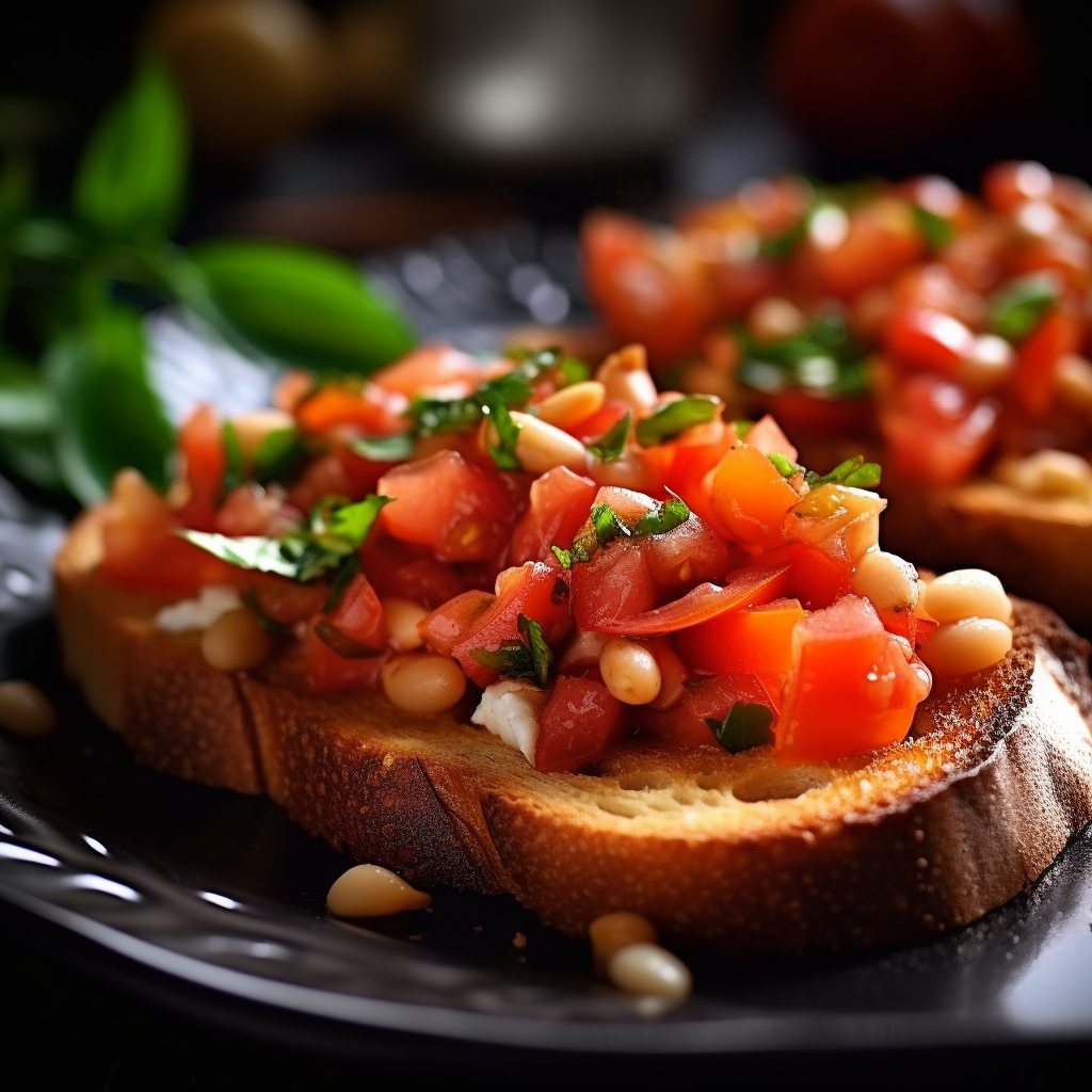 Navy Bean and Tomato Bruschetta Recipe