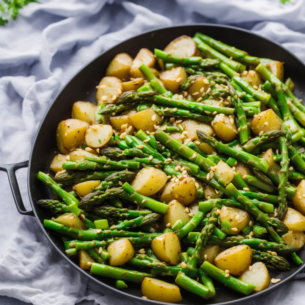 New Potato and Asparagus Stir-Fry Recipe