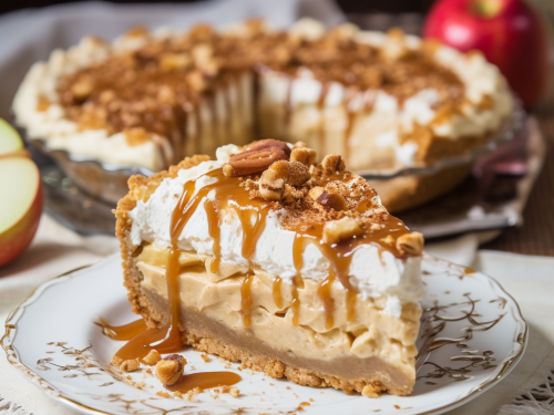 No Bake Caramel Apple Pie Recipe