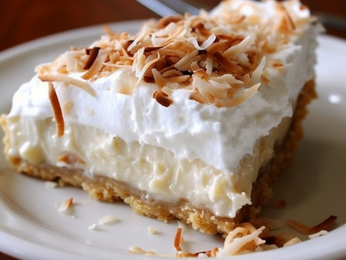 No Bake Coconut Cream Pie