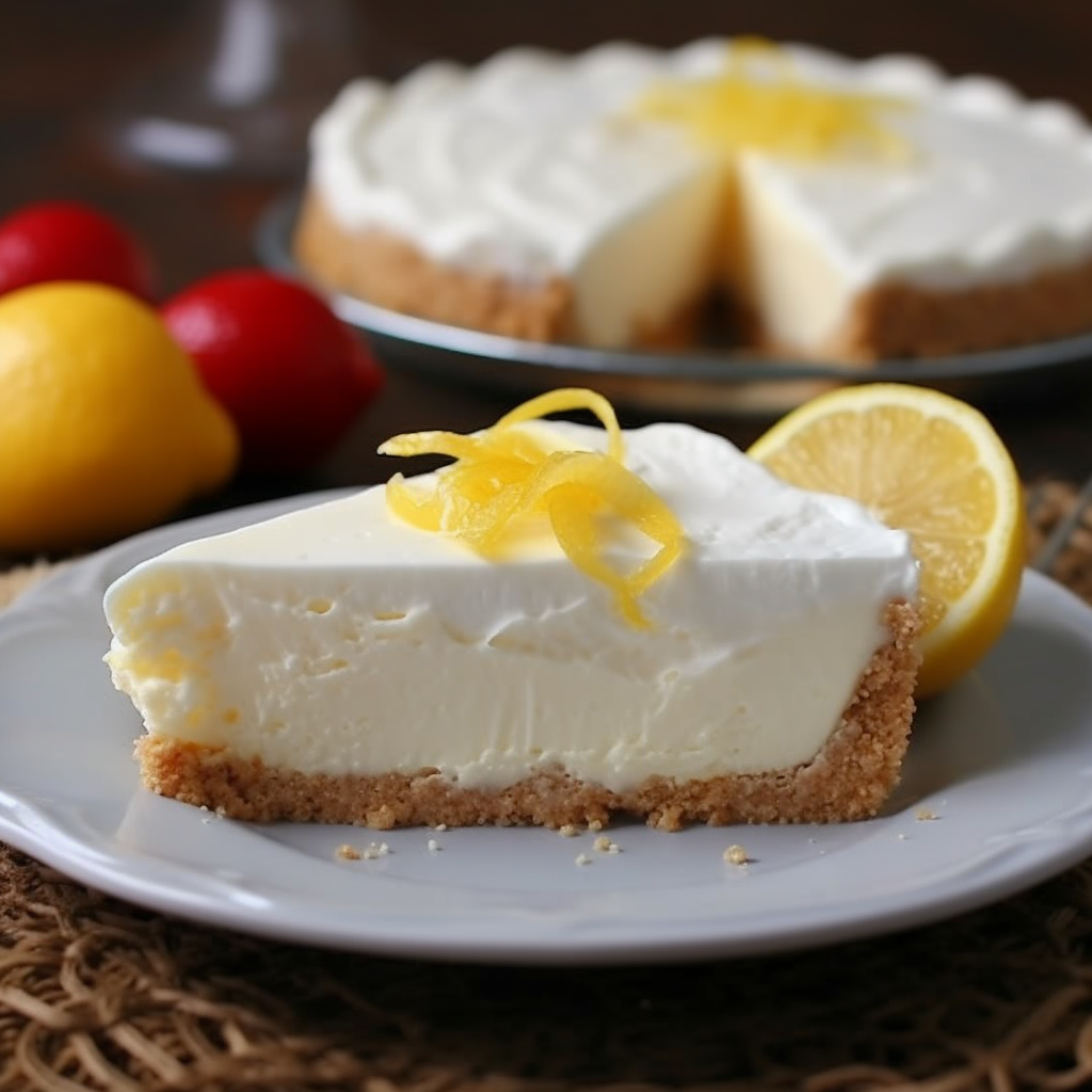 No Bake Lemon Cheesecake Pie Recipe