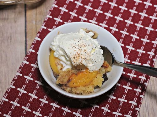 No-Sugar-Added Peach Cobbler Recipe