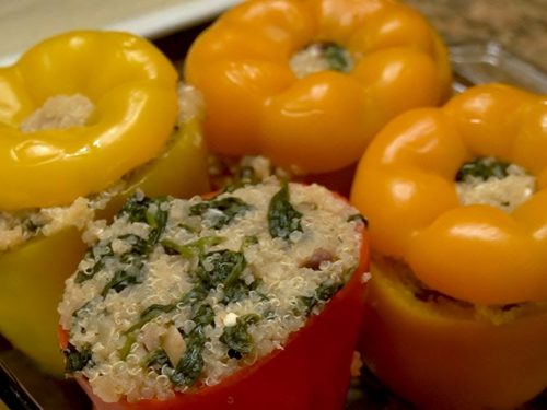 Oregano-and-Quinoa-Stuffed-Bell-Peppers-Recipe