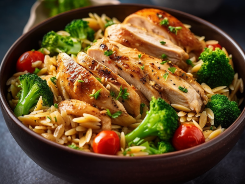 Orzo with Chicken and Broccoli Recipe