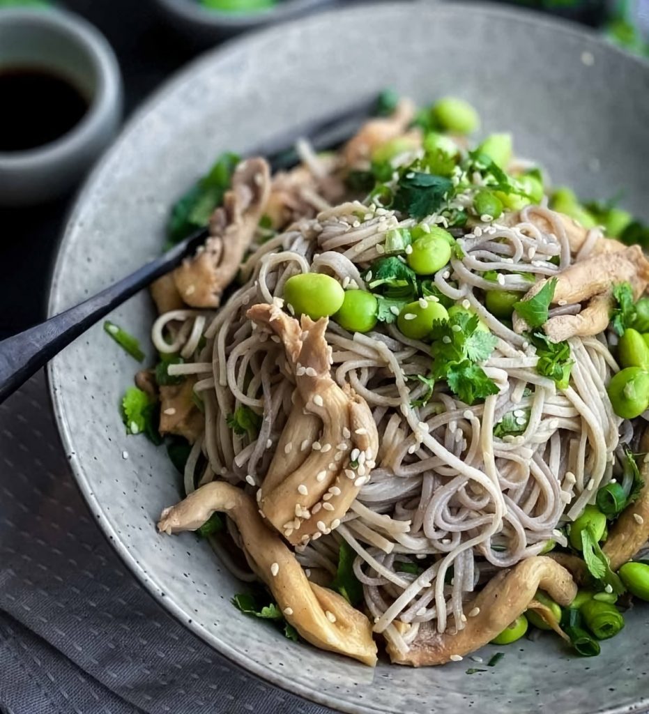 Oyster-Mushroom-and-Sesame-Noodle-Salad-Recipe