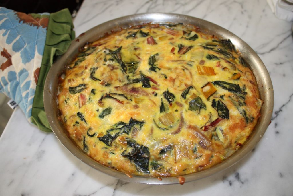 Oyster-Mushroom-and-Swiss-Chard-Frittata-Recipe