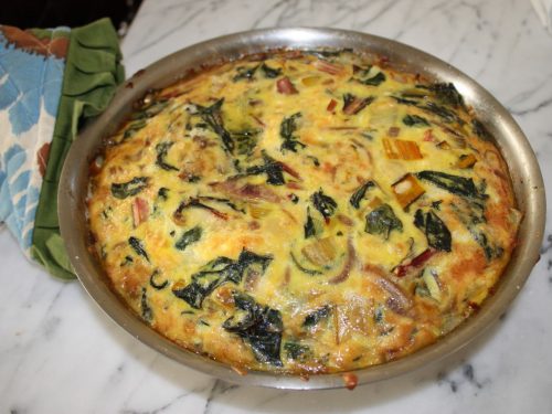 Oyster-Mushroom-and-Swiss-Chard-Frittata-Recipe