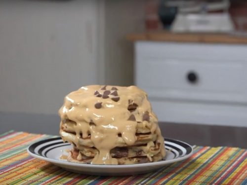 Peanut-Butter-Chocolate-Chip-Pancakes-Recipe