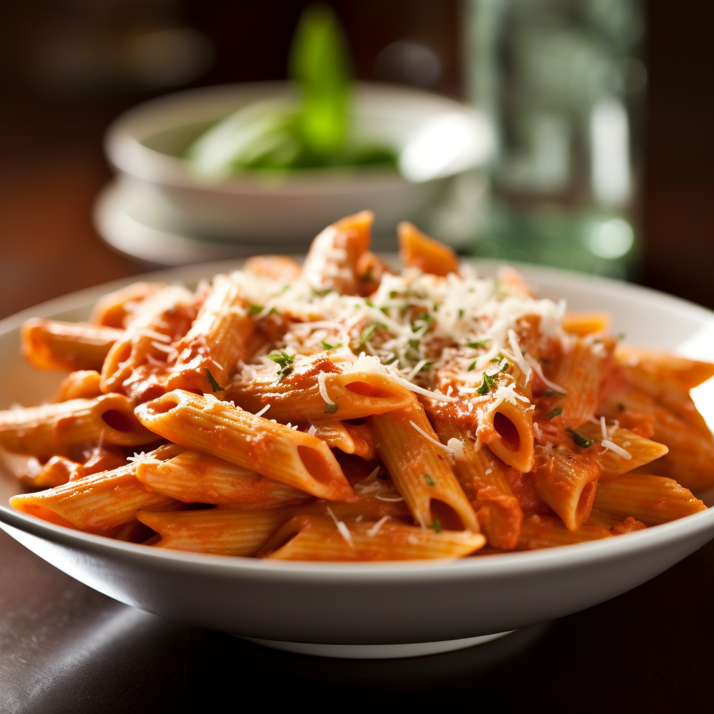 Penne Pasta with Vodka Sauce