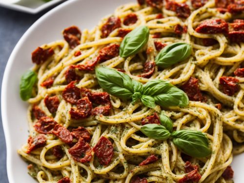 Pesto and Sundried Tomato Pasta