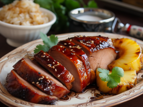 Pineapple-Glazed Teriyaki Pork Roast Recipe