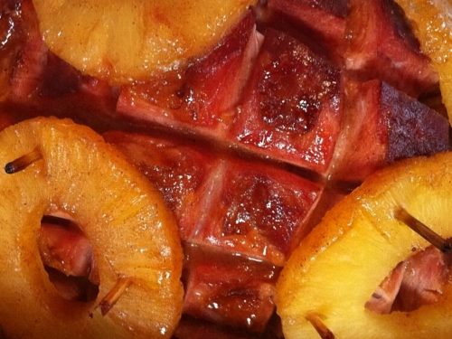 Pineapple-Glazed Thanksgiving Ham Recipe