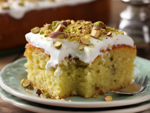 Pistachio Poke Cake Recipe