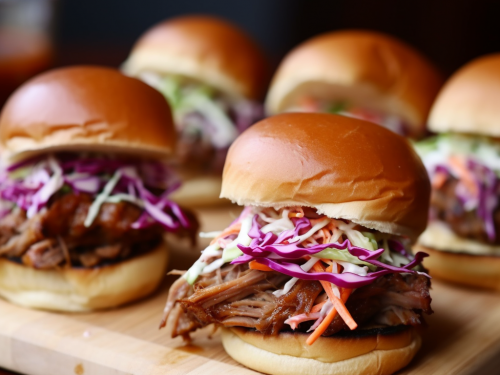 Pulled Pork Sliders with Coleslaw Recipe