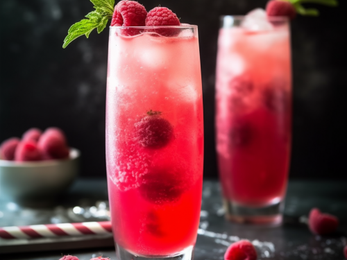 Raspberry Sparkler Mocktail Recipe