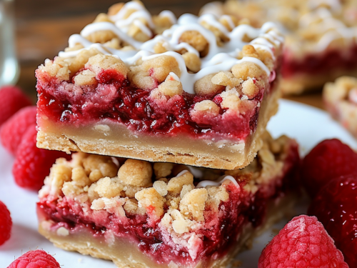 Raspberry Streusel Bars