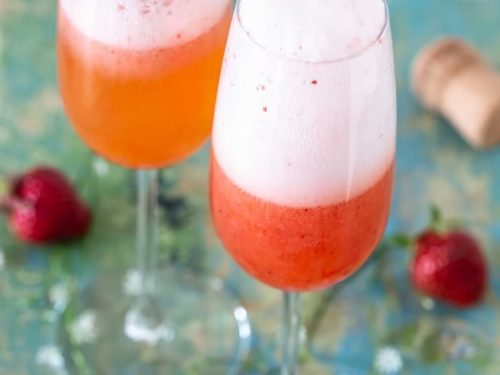 Rhubarb Bellini Recipe