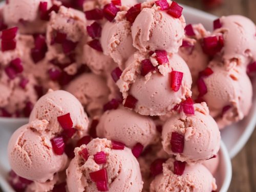 Rhubarb Ice Cream