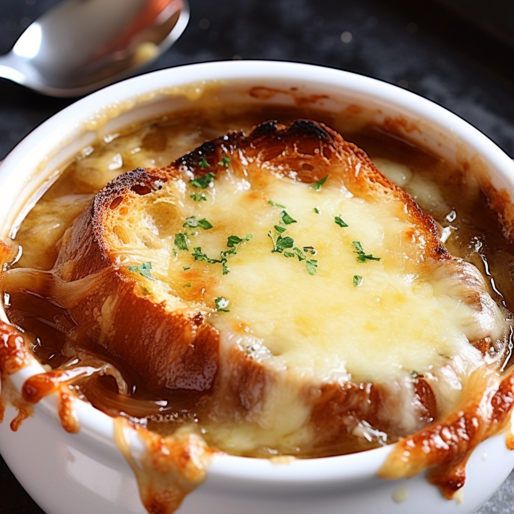 Rich and Simple French Onion Soup