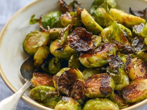 Roasted Brussels Sprouts with Balsamic Glaze Recipe