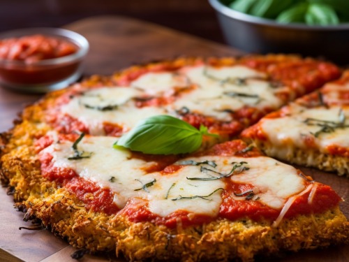 Rocco DiSpirito's Cauliflower Pizza Crust Recipe