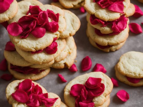 Rose Petal Jam Sandwich Cookies