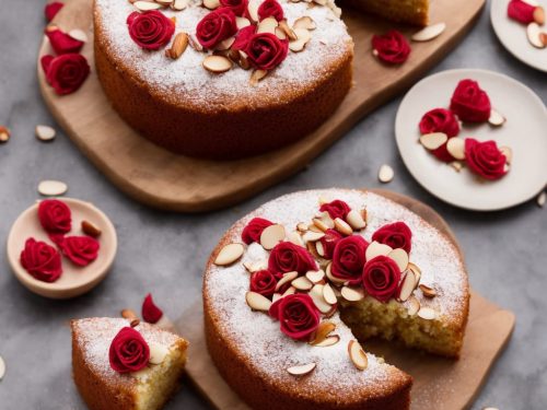 Rose Water Almond Cake