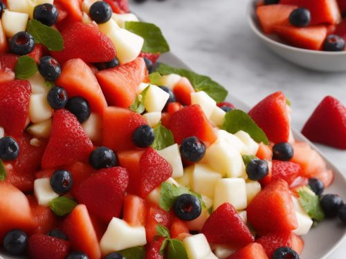 Rose Water Fruit Salad