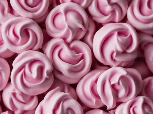 Rose Water Meringue Kisses Recipe