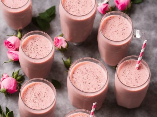 Rose Water Scented Milkshake