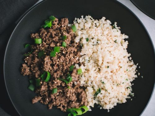 Shaved Beef and Cauliflower Rice Recipe