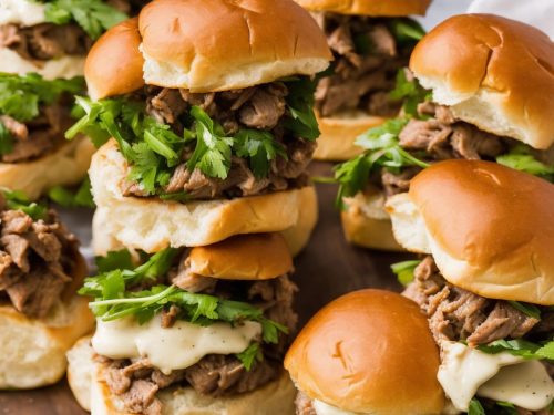 Shaved Beef Sliders