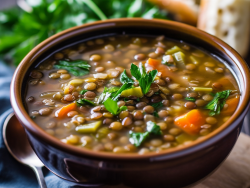 Slow Cooker Lentil Soup Recipe