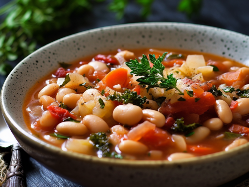 Slow Cooker Navy Bean Stew