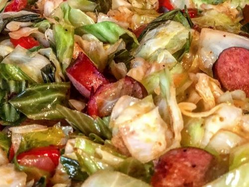 Smoked-Sausage-and-Cabbage-Stir-Fry-Recipe