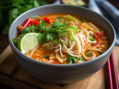 Spicy Thai Noodle Soup Recipe