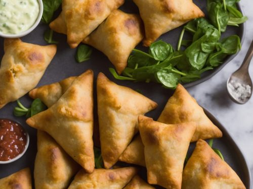 Spinach and Cheese Samosas Recipe