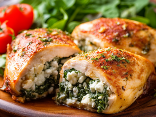 Spinach and Feta Stuffed Chicken Breast Recipe