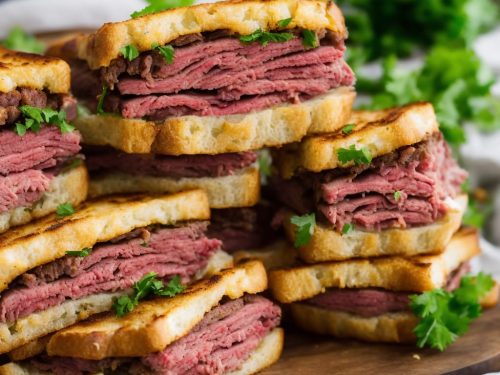 St Patrick's Day Mini Corned Beef Reuben Recipe