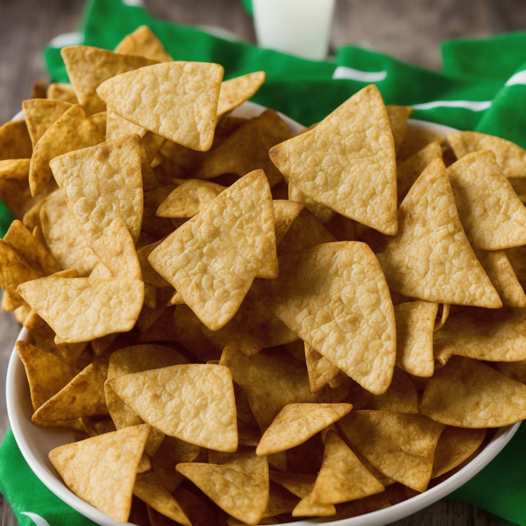 St Patrick's Day Shamrock Tortilla Chips