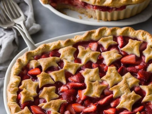 Strawberry Rhubarb Pie Recipe