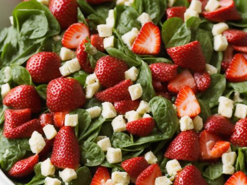 Strawberry Spinach Pasta Salad Recipe